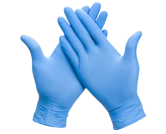 Nitrile gloves - Intco Synguard - Color: Blue